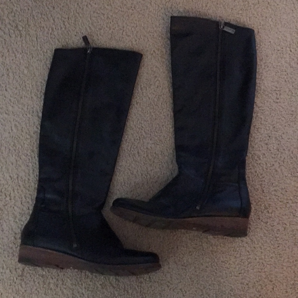 Lucky brand leather boots